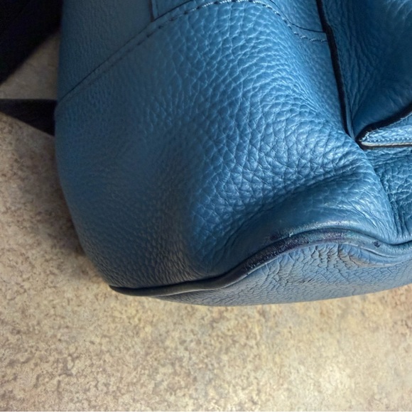 Coach West River Blue full size Backpack - Picture 10 of 12